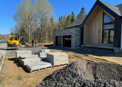 Nivellement du terrain